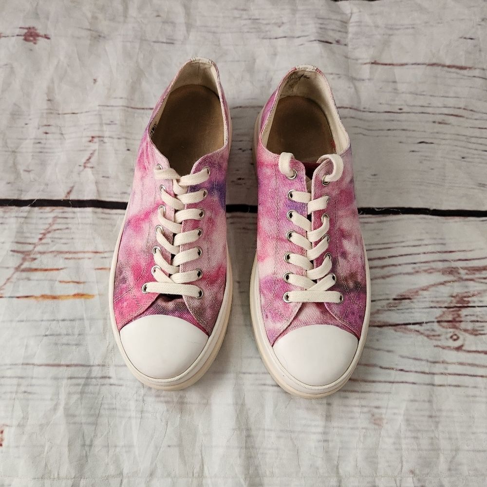 Isabel Marant Austen Tie Dye Canvas Sneakers Size 39